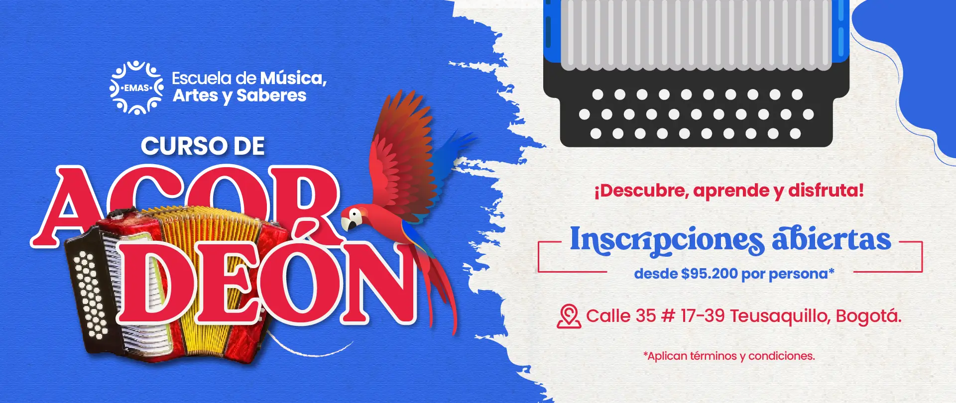 Banner formulario curso de acordeón