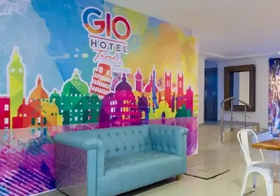 Imagen de recepcion de hotel gio en cartagena