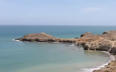 Imagen de la playa de la guajira