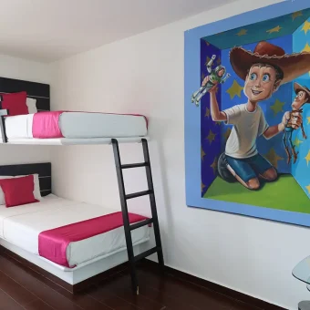 Temáticas comfacundi hotel riviera toy story