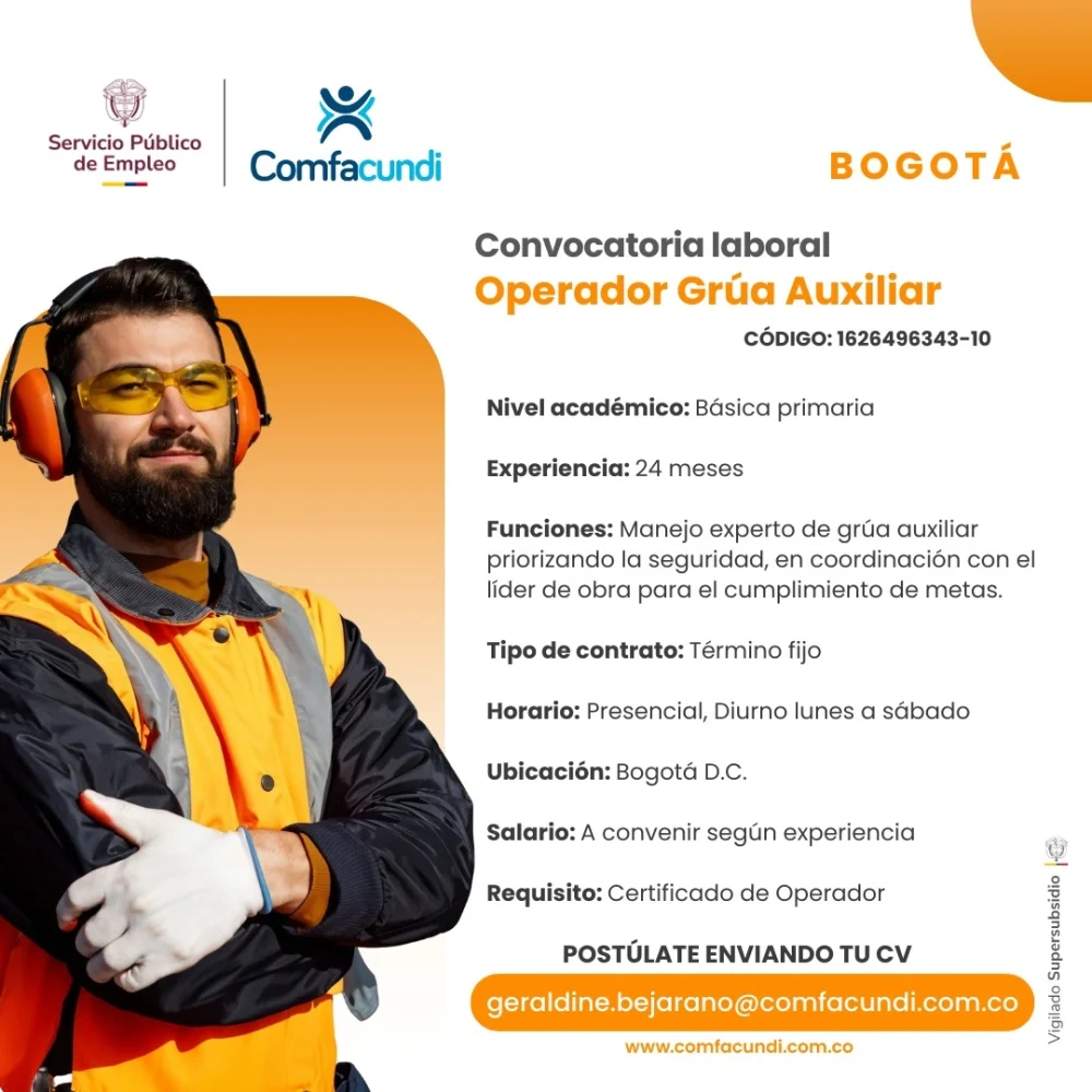 Operador Grua Auxiliar