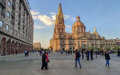 Ciudad a lo lejos de guadalajara